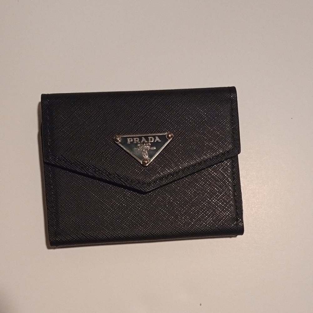 Prada Black Leather Wallet